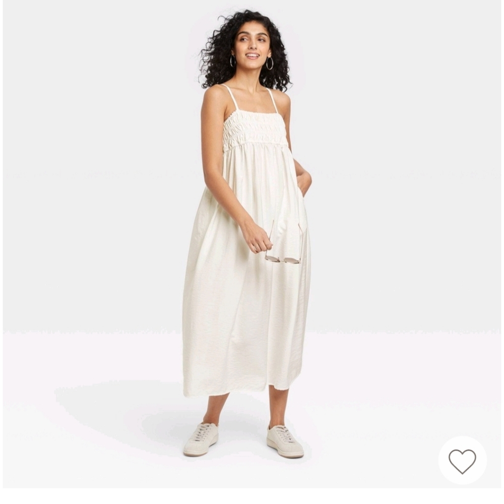 A. New. Day. Smocked Maxi Dress